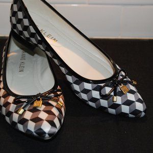 BNIB:  Anne Klein Black & White "Diamonds" Flats